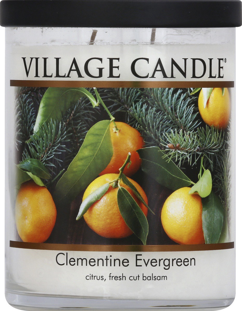 slide 2 of 7, Village Candle Clementine Candle Decor Jar, 18 oz