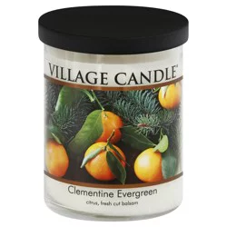 Village Candle Clementine Evergreen Candle 14 oz