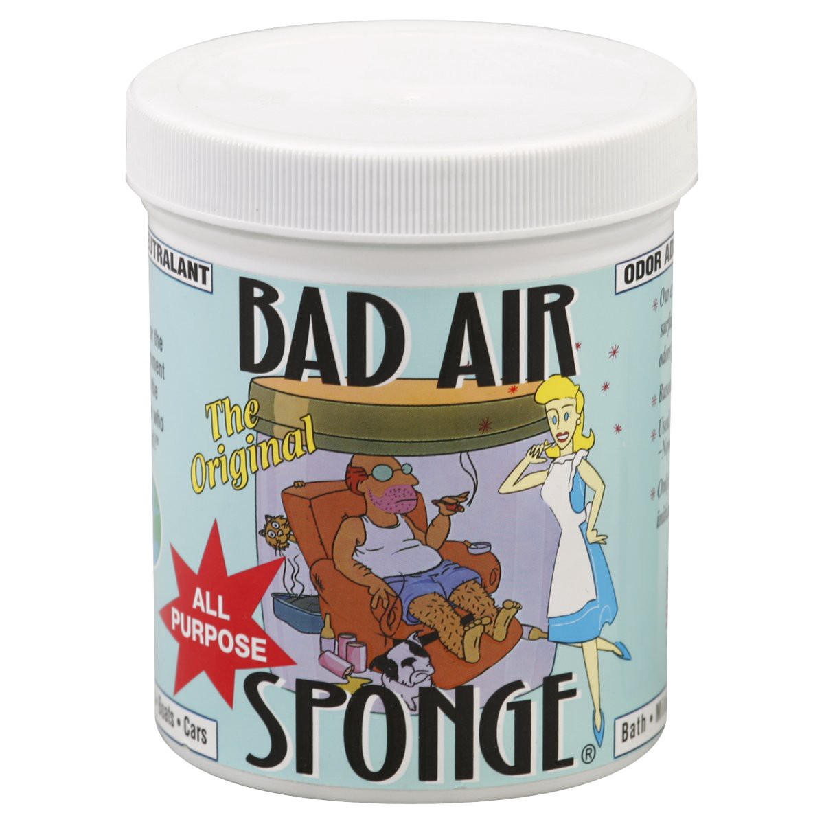 slide 1 of 2, Bad Air Sponge Odor Neutralant, 16 oz