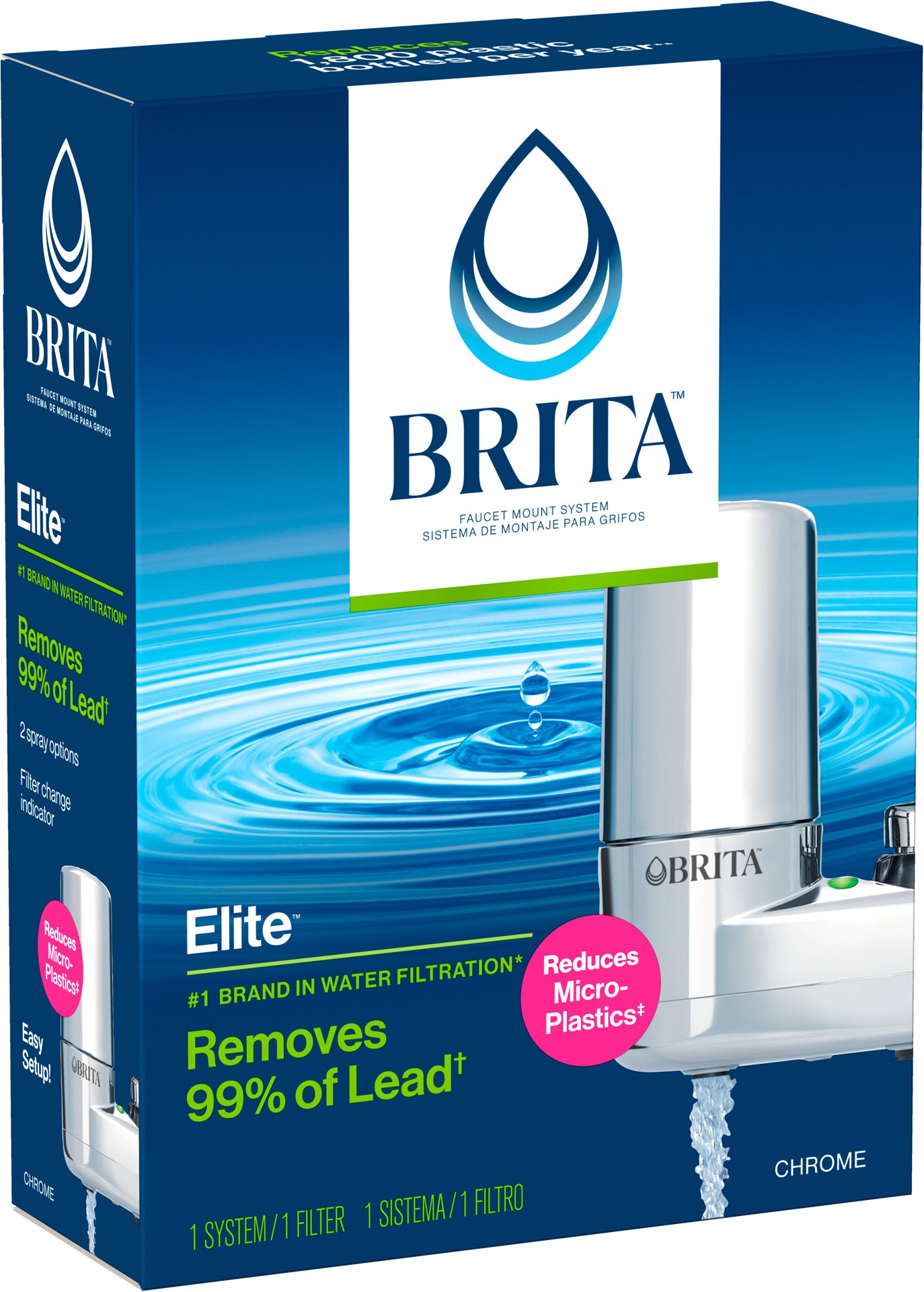 slide 2 of 5, Brita Basic Faucet Mount System 1 ea, 1 ct