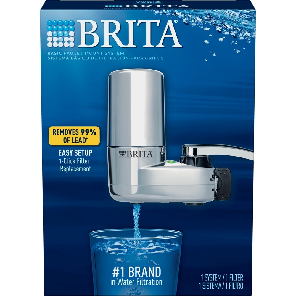 slide 3 of 3, Brita On Tap Faucet Water Filter System - Chrome, 1 ct