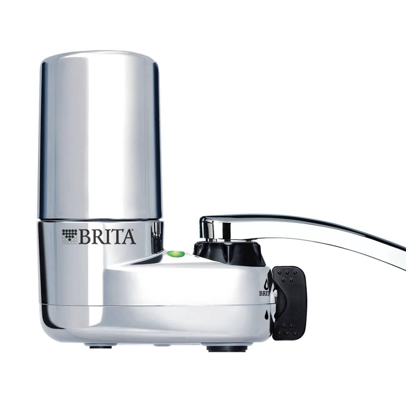 slide 1 of 3, Brita On Tap Faucet Water Filter System - Chrome, 1 ct