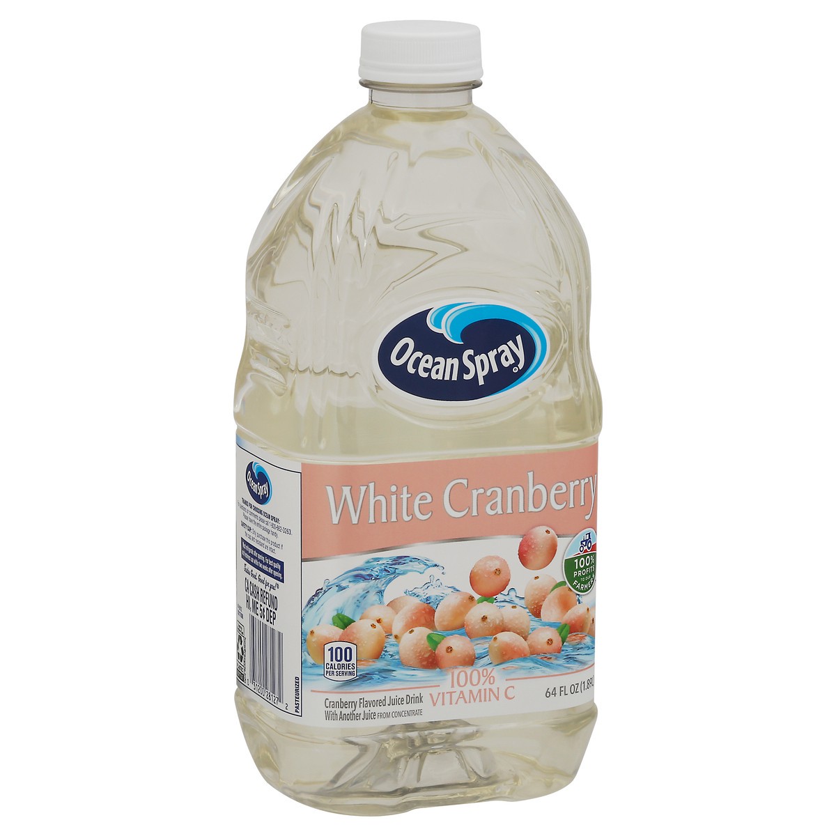 slide 3 of 9, Ocean Spray White Cranberry Juice, 64 fl oz