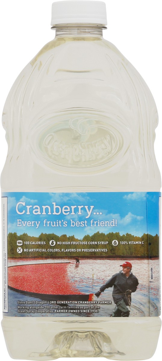 slide 5 of 9, Ocean Spray White Cranberry Juice, 64 fl oz