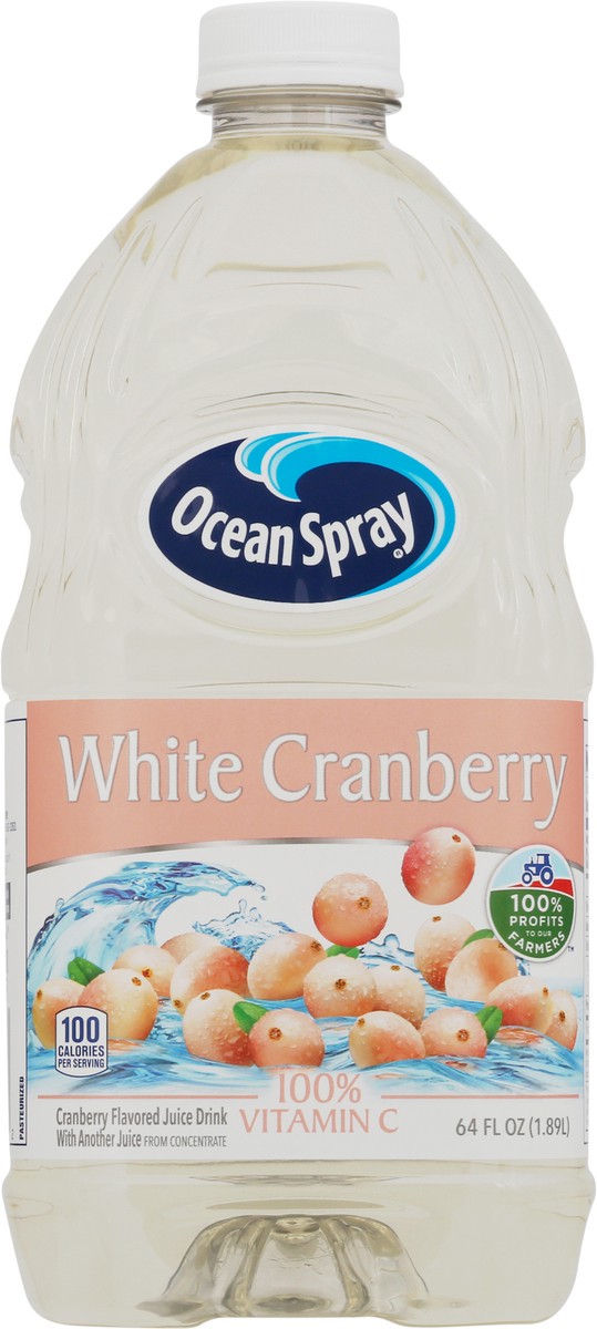 slide 6 of 9, Ocean Spray White Cranberry Juice, 64 fl oz