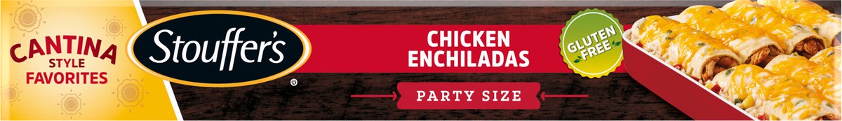 slide 3 of 8, Stouffer's Frozen Chicken Enchiladas Party Size - 57oz - 8ct, 8 ct; 57 oz