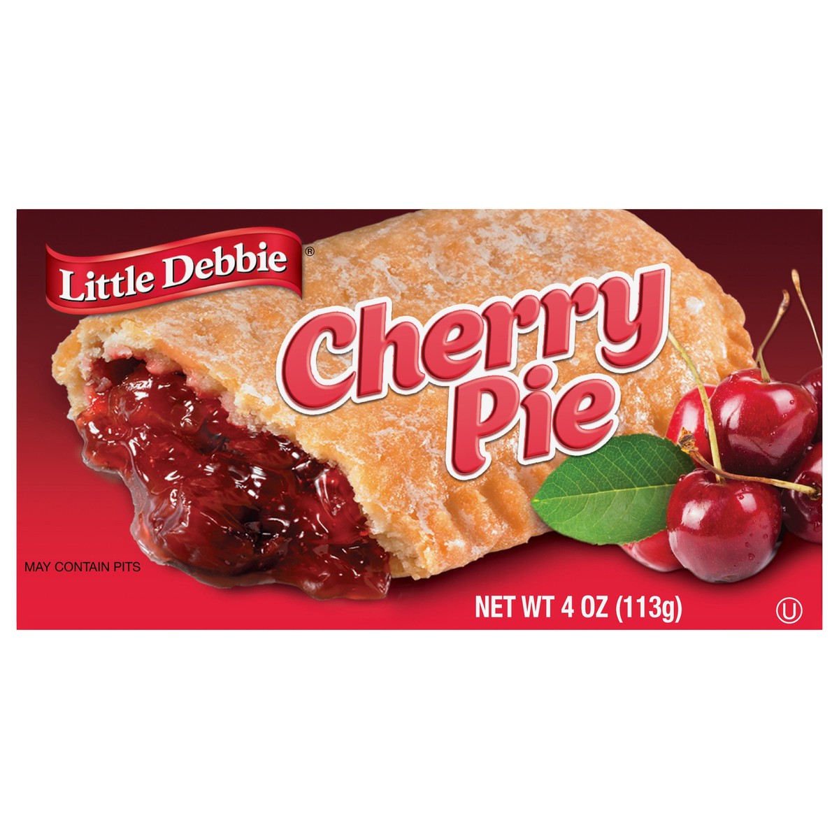 slide 1 of 9, Little Debbie Snack Cakes, Little Debbie Snack Cherry Pie, 4 oz