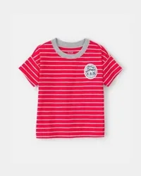Carter's Toddler Boy Striped T-Shirt - Red, 3T