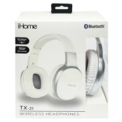 iHome TX-21 Over-the-Head Headphones - White