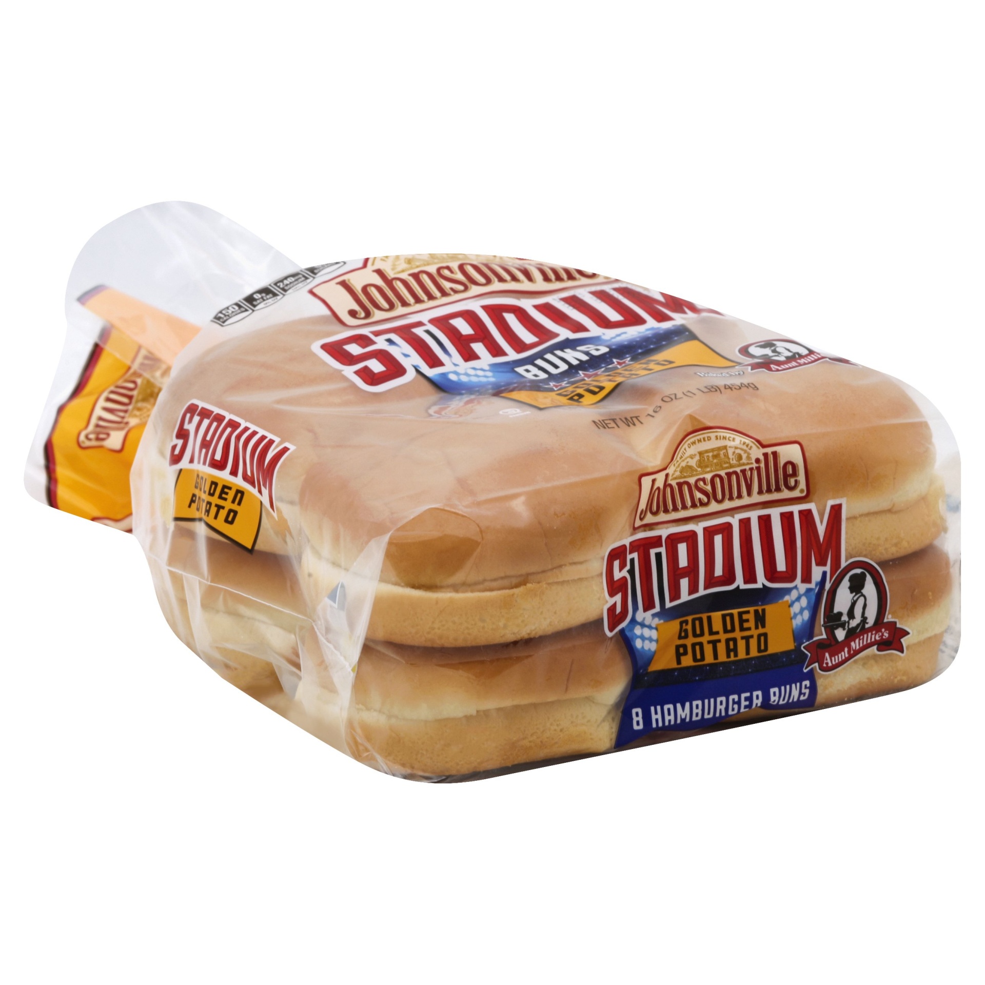 slide 1 of 6, Johnsonville Hamburger Buns 8 ea, 8 ct