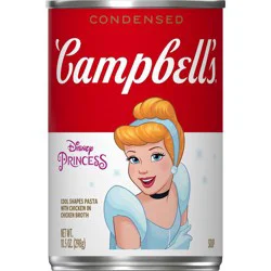 Campbell's Campbell’s Condensed Kids Soup, Disney Princess Cool Shapes Pasta, 10.5 oz Can