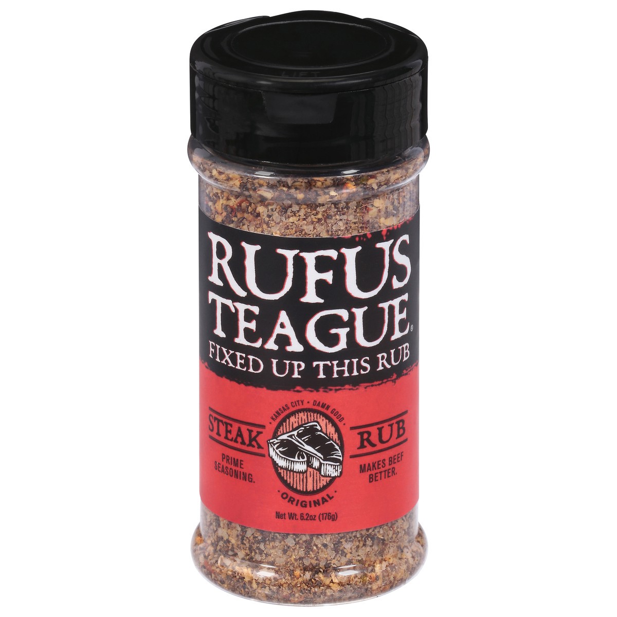 slide 1 of 2, Rufus Teague Original Steak Rub 6.2 oz, 6.2 oz