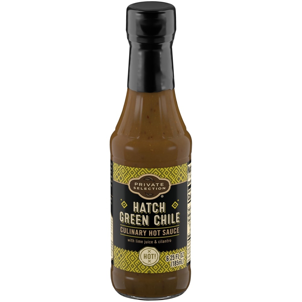 slide 1 of 1, Private Selection Hot Hatch Green Chile Culinary Hot Sauce, 6.25 fl oz