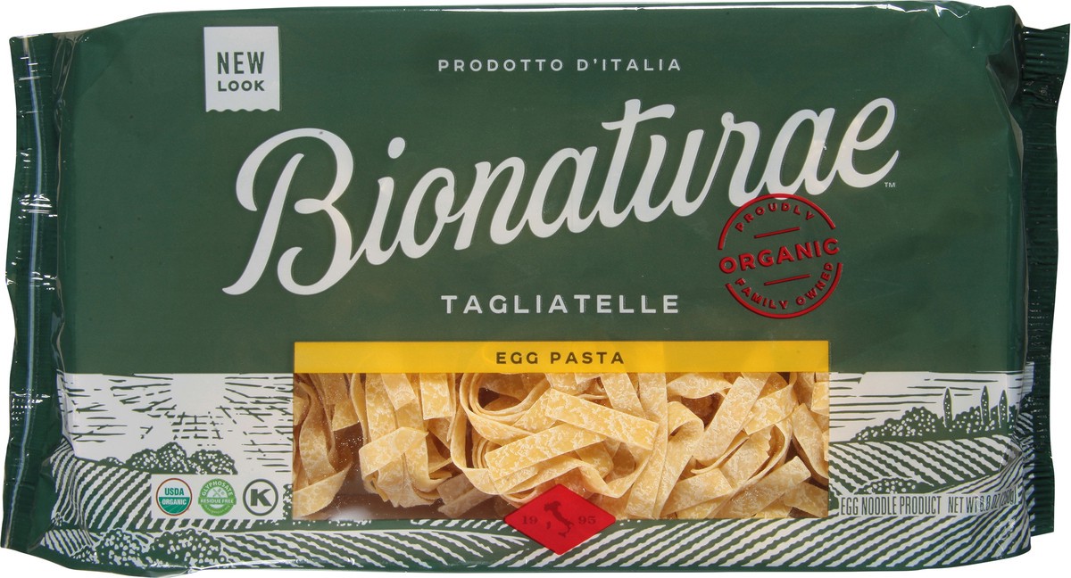 slide 6 of 13, bionaturae Tagliatelle Egg Pasta 8.8 oz, 8.8 oz