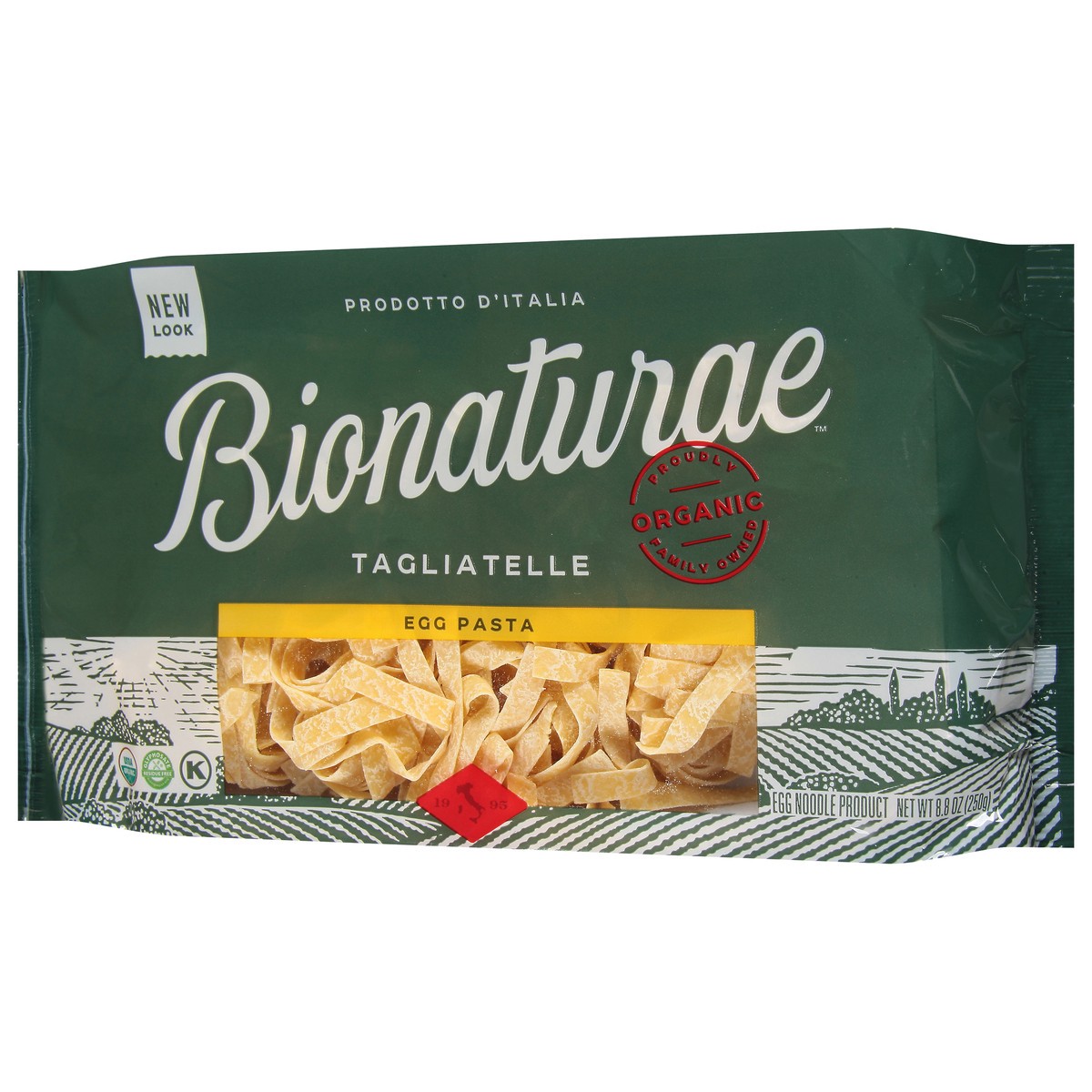 slide 8 of 13, bionaturae Tagliatelle Egg Pasta 8.8 oz, 8.8 oz