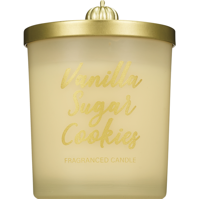 slide 1 of 1, Universal Candle Company Tinted Glass Candle With Charm Top Lid, Vanilla Sugar Cookies, 9.5 Oz, 9.5 oz