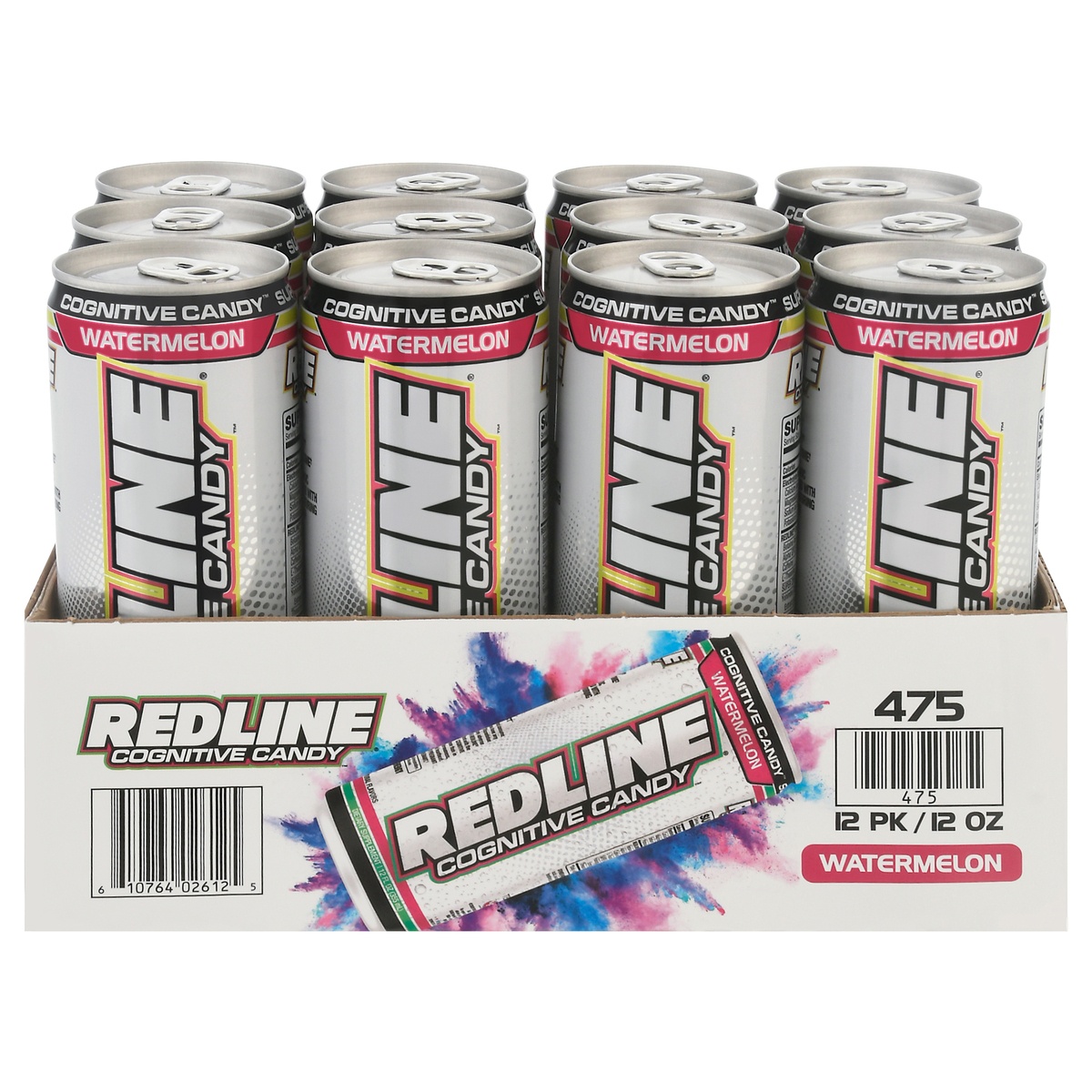 Redline Cognitive Candy Watermelon Energy Drink Oz Cans Ct Shipt