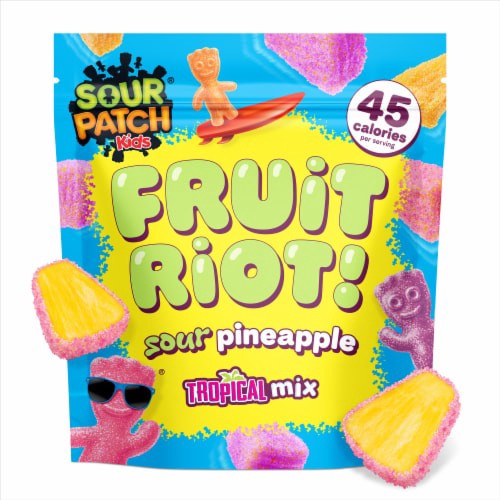 slide 1 of 1, Fruit Riot! Sour Patch Kids Sour Pineapple Tropical Mix - 8 oz, 8 oz