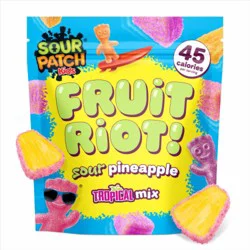 Fruit Riot! Sour Patch Kids Sour Pineapple Tropical Mix - 8 oz