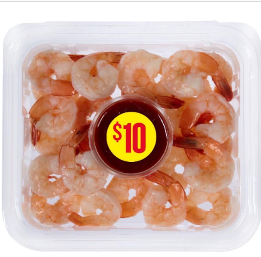 slide 1 of 4, Sand Bar $10 Shrimp Bowl W/ Cocktail Sauce, 17 oz