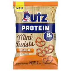 UTZ PROTEIN CHEDDAR MINI TWIST PRETZ
