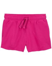 Carter's Carters Baby Pull-On French Terry Shorts Pink 18M