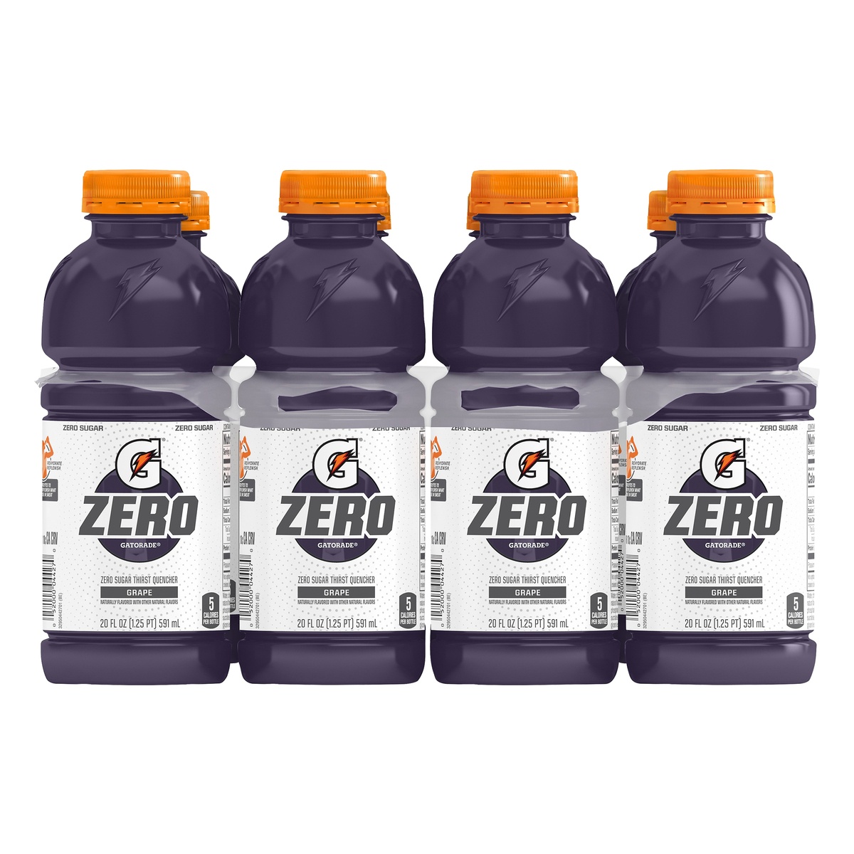 slide 1 of 3, Gatorade G Zero Grape Sports Drink - 8pk/20 fl oz Bottles, 8 ct; 20 fl oz