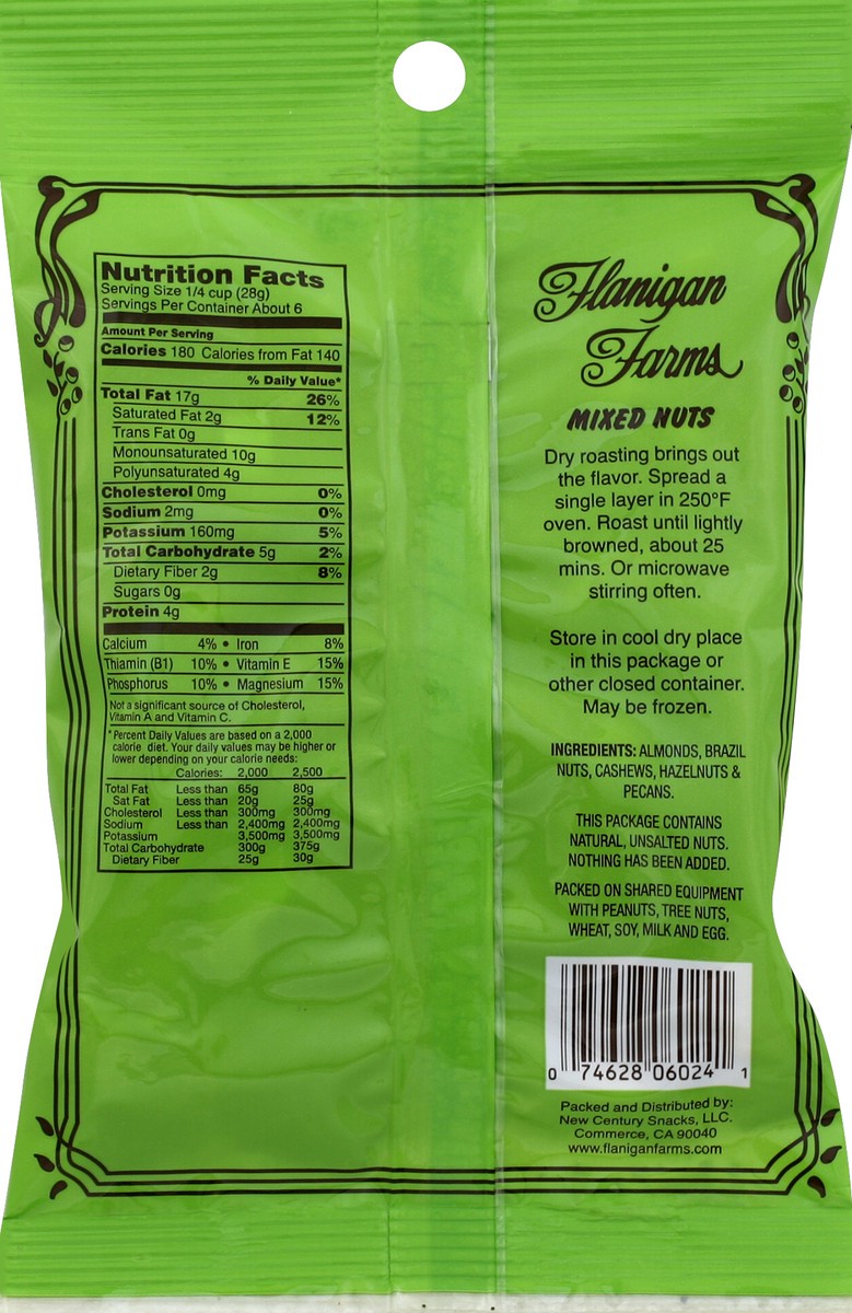 slide 6 of 7, Flanigan Farms Mixed Nuts, 6 oz