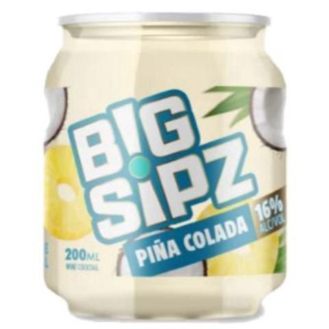 slide 1 of 1, Big Sipz Pina Cold - 200 ml, 200 ml