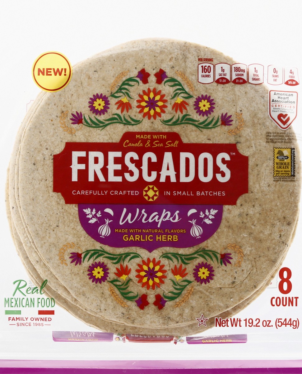 slide 3 of 9, Frescados Wraps, 19.2 oz