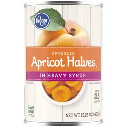 Kroger Unpeeled Apricot Halves In Heavy Syrup