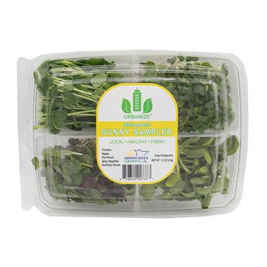 slide 1 of 1, Urbanize Farm Micro Greens Sunny Sampler, 1.5 oz