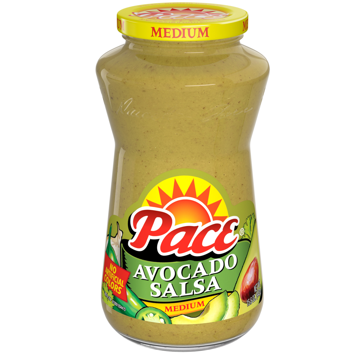 slide 1 of 11, Pace Medium Avocado Salsa Jar, 15.6 oz