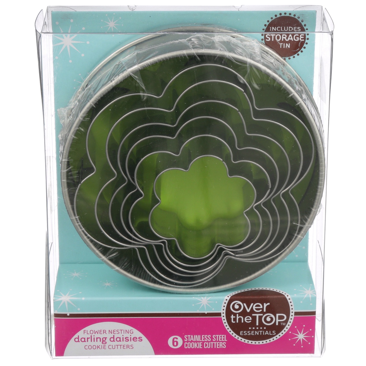 slide 1 of 1, Over The Top Flower Nesting Darling Daisies Cookie Cutters, 6 ct