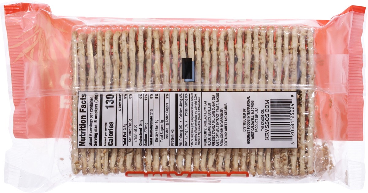 slide 9 of 12, Kry Fltbrd Sesame, 6.5 oz