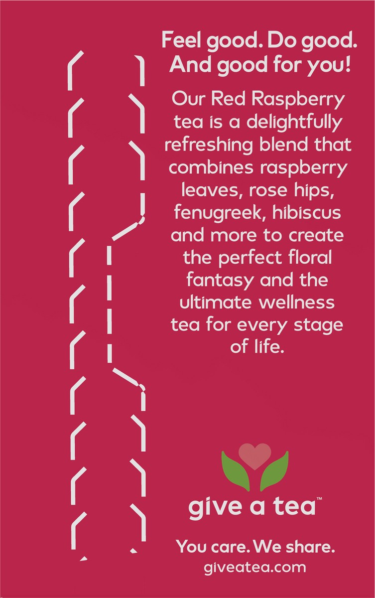 slide 4 of 8, NOW Red Raspberry Tea - 24 Tea Bags, 24 ct