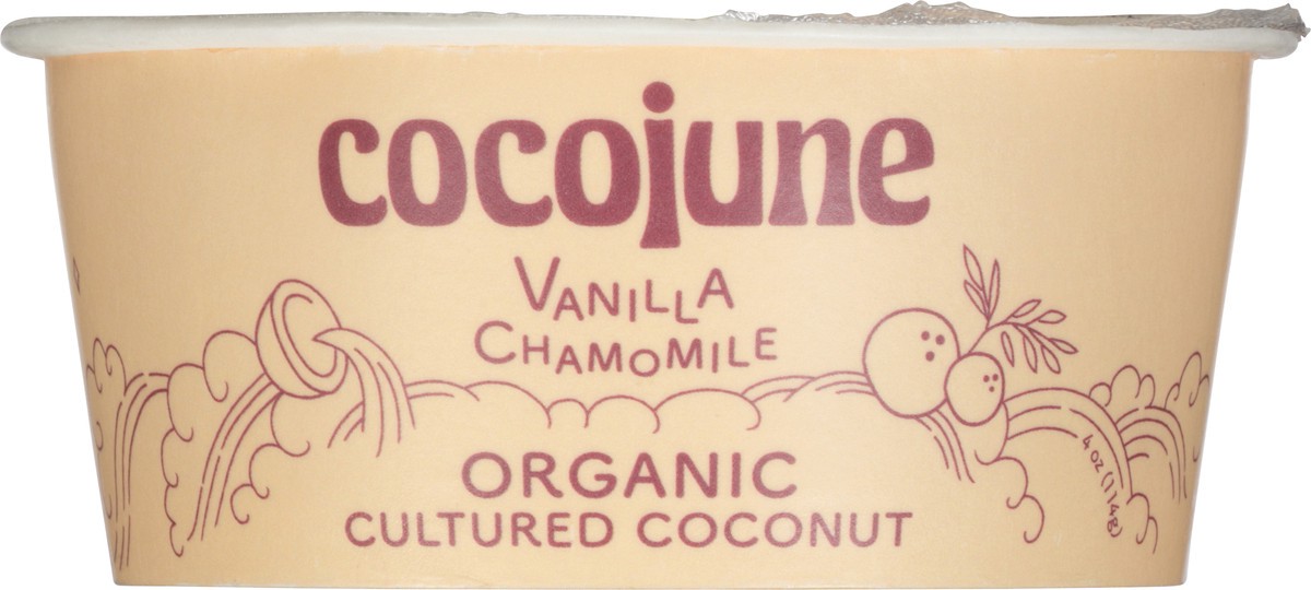 slide 6 of 9, Cocojune Organic Vanilla Chamomile Cultured Coconut, 4 fl oz