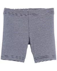 Carter's Carters Toddler Striped Bike Shorts Blue 2T