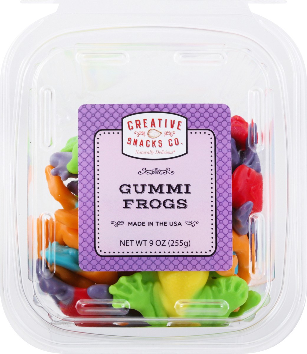 slide 13 of 13, Creative Snacks Gummi Frogs 9 oz, 9 oz