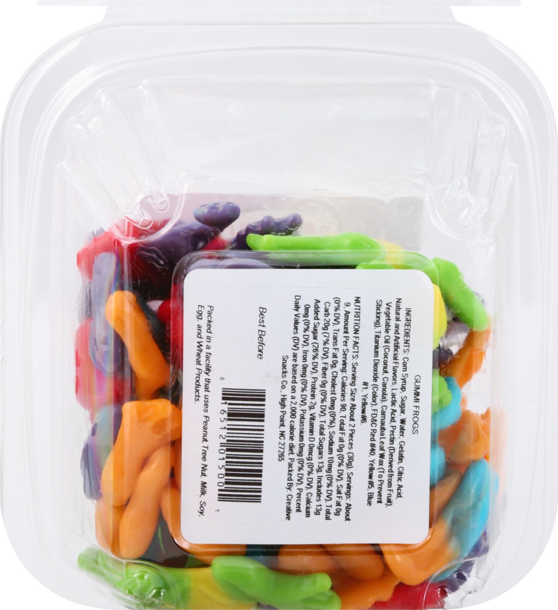 slide 3 of 13, Creative Snacks Gummi Frogs 9 oz, 9 oz