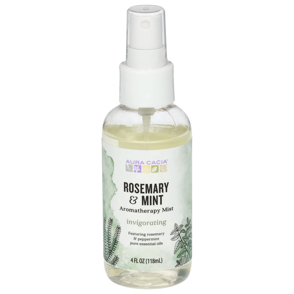 slide 1 of 2, Aura Cacia Rosemary & Mint Aromatherapy Mist 4 fl oz, 4 fl oz