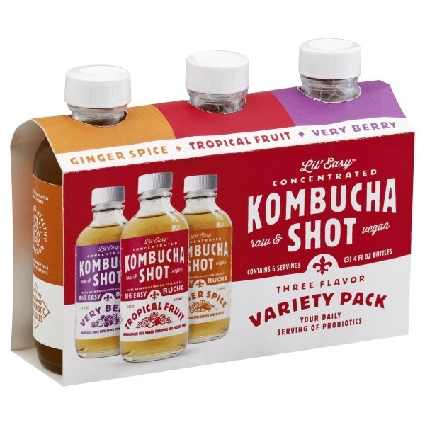 slide 1 of 1, Lil Easy Kombucha Shot 3 ea, 3 ct