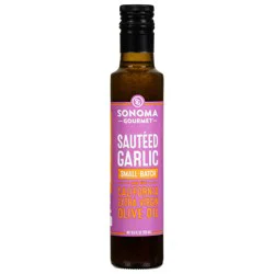 Sonoma Gourmet Small-Batch Extra Virgin Sauteed Garlic Olive Oil 8.5 fl oz