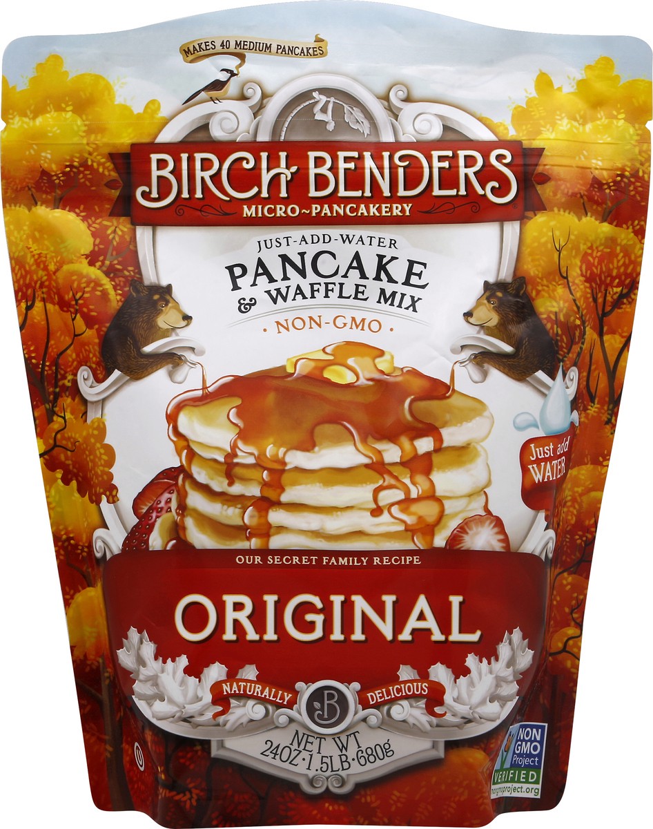 slide 1 of 2, Birch Benders Pancake & Waffle Mix 24 oz, 24 oz