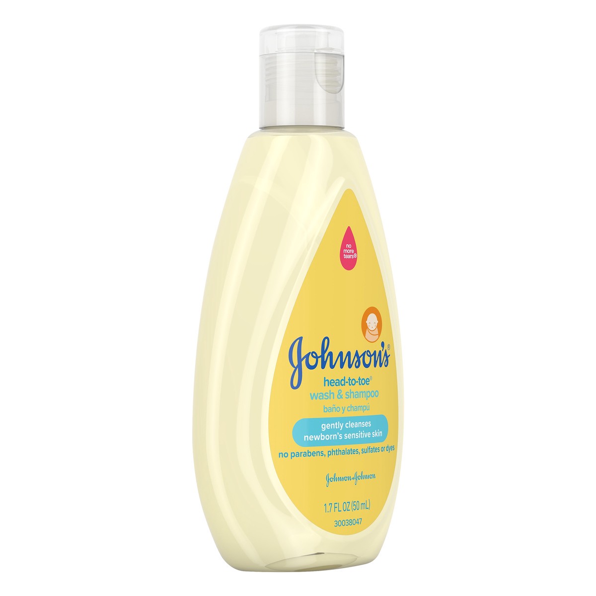slide 3 of 7, Johnson's Baby Head-To-Toe 2-in-1 Baby Wash & Shampoo, 1.7 fl. oz, 1.7 oz