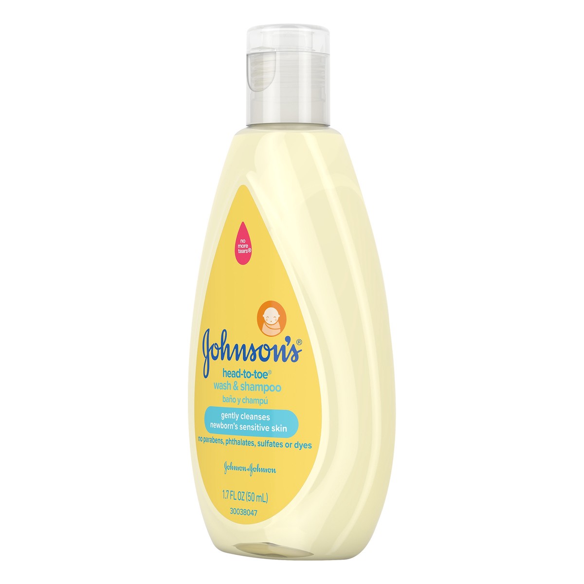 slide 6 of 7, Johnson's Baby Head-To-Toe 2-in-1 Baby Wash & Shampoo, 1.7 fl. oz, 1.7 oz