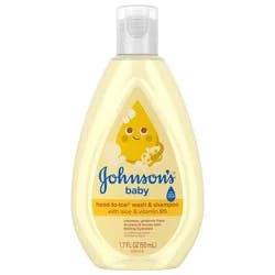 Johnson's Baby Head-To-Toe 2-in-1 Baby Wash & Shampoo, 1.7 fl. oz