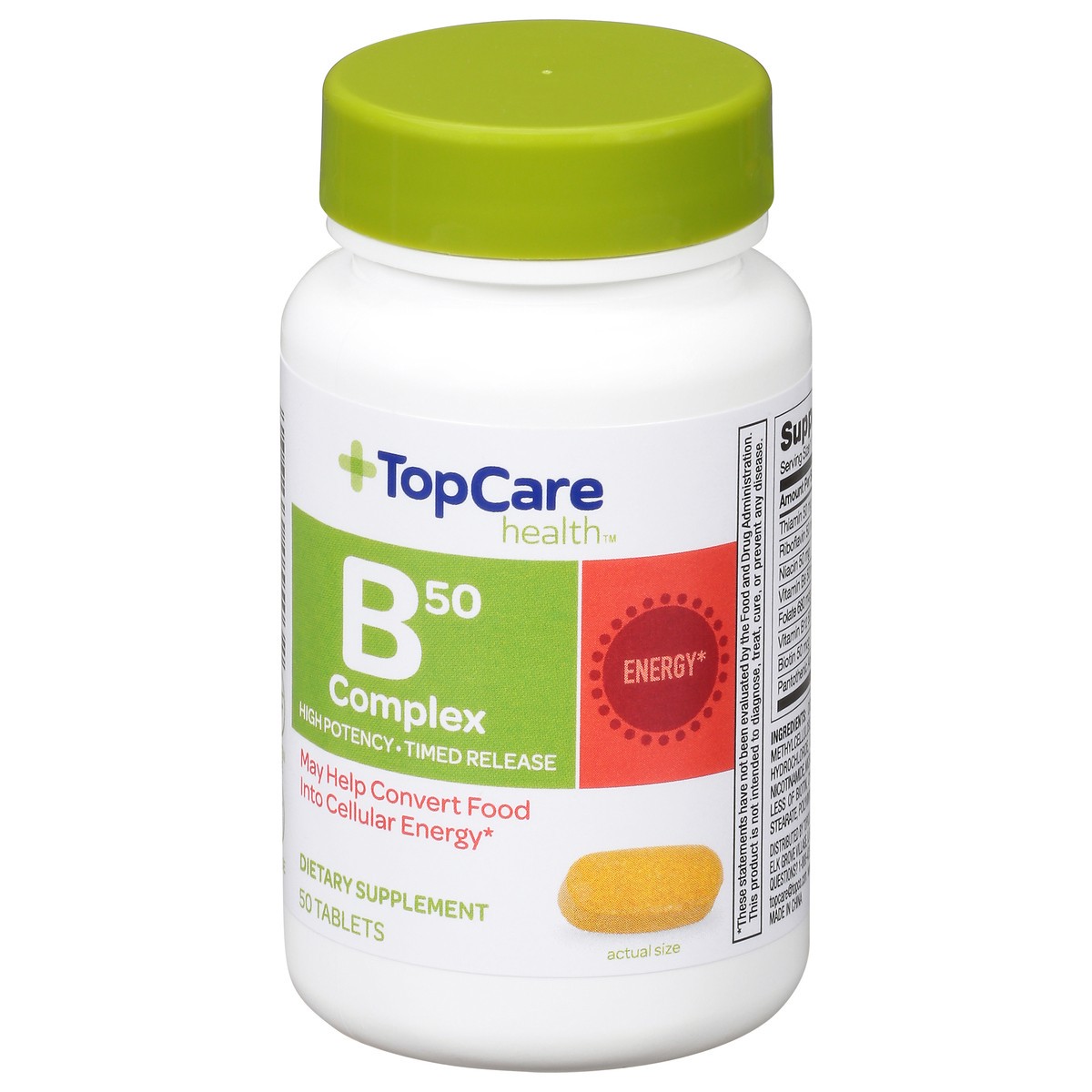 slide 14 of 15, TopCare Top Care Topcare Health B50 Complex Dietary Supplement Tablets, 50 ct