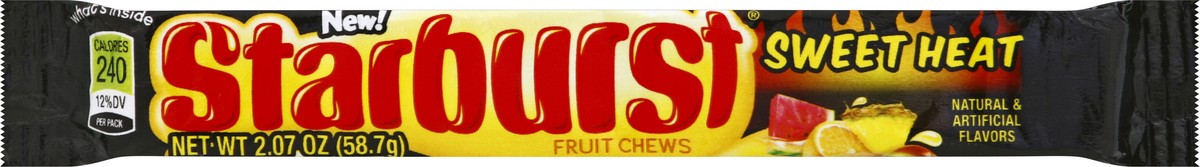 slide 3 of 5, Starburst Sweet Heat Fruit Chews Candy Pack, 2.07 ounce, 2.07 oz