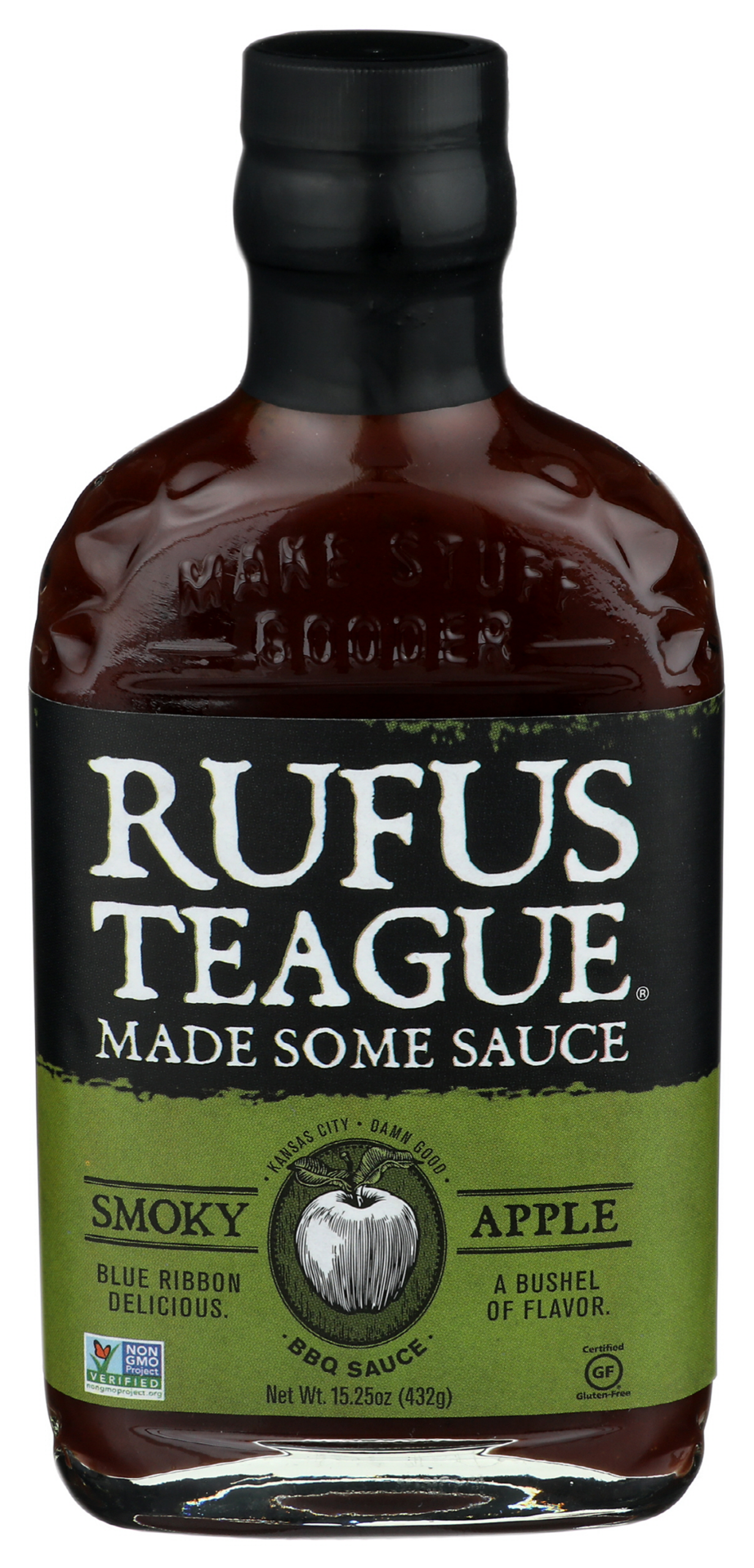 slide 1 of 7, Rufus Teague Gluten Free Smoky Apple BBQ Sauce 15.25 oz, 15.25 oz